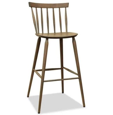 ➤Ціна 5 340 грн  Купити Деревянный стул барный нерегулируемый Бобиньи орех➤орех ➤Стулья барные➤Агросвит 1П➤440311970ПЛМ фото