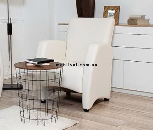➤Цена 5 111 грн  Купить Кресла для дома кожзам белый арт030023.3 ➤Белый ➤Кресла мягкие➤Modern 3➤440303467.4.EMB фото