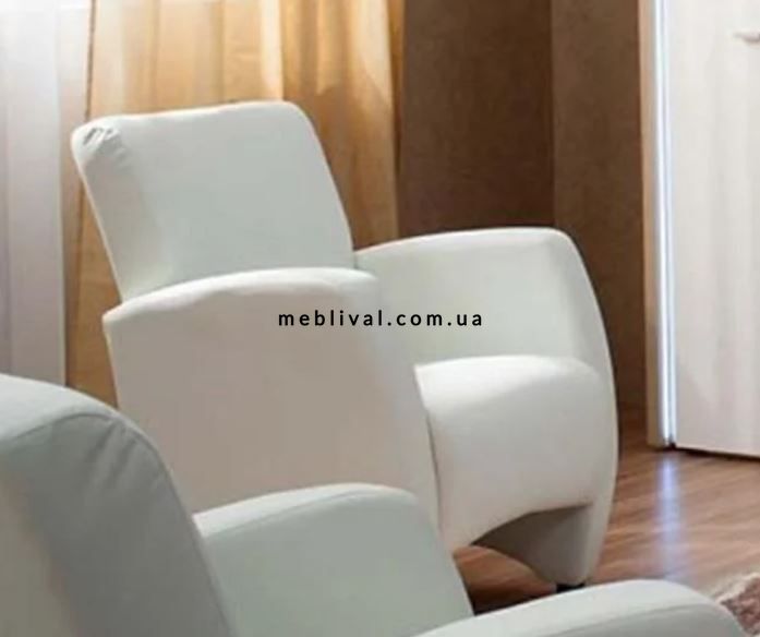➤Цена 5 111 грн  Купить Кресла для дома кожзам белый арт030023.3 ➤Белый ➤Кресла мягкие➤Modern 3➤440303467.4.EMB фото