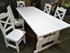 Белый комплект деревянный Ронк стол+стулья 6 шт 440302886ПЛМ фото 1