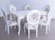 Комплект обеденный стол Альби + стулья Авиньон 6 шт белый с патиной 440303016ПЛМ фото 1