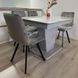Комплект стол кухонный Edils 110х70(+40) Стандарт серый + стул Maj 4 шт 0248JAM фото 7