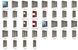 Шкаф-купе Стандарт трехдверный, зеркала с рисунком пескоструй на две двери (квадраты 51х6х51) 440304584матр.1 фото 25