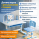 Детская парта со стулом X390, регулируемая по высоте с наклоном столешницы, лампой и ящиком 151521 фото 1