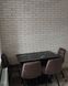 Комплект кухонный стол Notsob Т 110х70(+35) Стандарт черный + стул Maj 4 шт коричневый 0215JAM фото 6