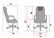 Кресло для конференц зала 54х54х90 полозья хром кожзам черный 1128654755RICH12 фото 10