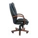 Кресло офисное на колесиках 64х60х112-119 Tilt кожзам коричневый дерево орех 1248656758RICH9 фото 13