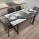 Комплект кухонний стіл Notsob 90х60 Стандарт сірий + стілець м'який 4 шт 0198JAM фото 6