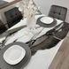 Комплект кухонний стіл Notsob 90х60 Стандарт сірий + стілець м'який 4 шт 0198JAM фото 8