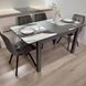 Комплект кухонний стіл Notsob 90х60 Стандарт сірий + стілець м'який 4 шт 0198JAM фото 5
