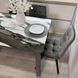 Комплект кухонний стіл Notsob 90х60 Стандарт сірий + стілець м'який 4 шт 0198JAM фото 10