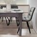 Комплект кухонний стіл Notsob 90х60 Стандарт сірий + стілець м'який 4 шт 0198JAM фото 7