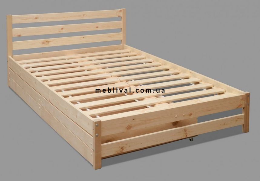 ➤Ціна   Купити Деревянная кровать под старину с ящиком двуспальная Андалусия➤Коричневий ➤Кровати под старину➤Агросвит 4С➤440302874ПЛМ фото