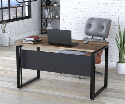 ➤Ціна 6 210 грн  Купити Стол письменный для офиса в стиле Loft арт050174 Орех➤ ➤Письменные столы в стиле Loft➤Modern 10➤62804LO фото