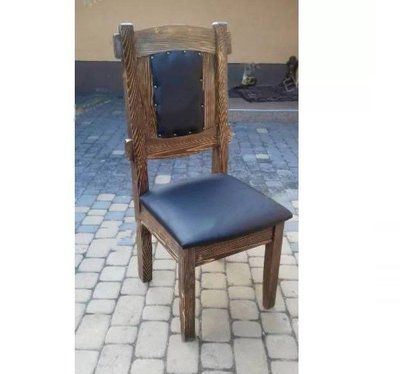 ➤Ціна 2 145 грн UAH Купити Дерев`яний стілець Казок під старовину➤Горіх ➤Стулья под старину➤МЕКО➤0061МЕКО1 фото