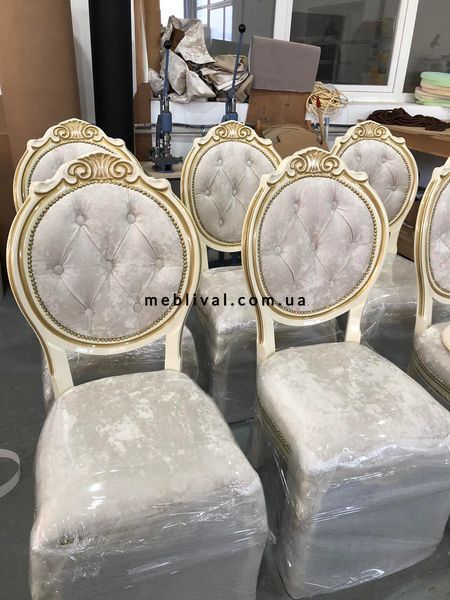 ➤Цена 24 550 грн  Купить Стол обеденный 200х100+40+40 Винсер белый патина серебро ➤Белый ➤Столы деревянные➤Агросвит Б➤440306101ПЛМ.500Б фото