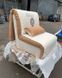 Кресло раскладное Е03 100 Аккордеон коричневый с белым принтом арт02005.12 044604.13NOV фото 2