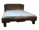 Ліжко дерев'яне двоспальне Левокуб 160х200 під старовину 0122МЕКО фото 1