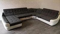 ➤Цена 51 503 грн  Купить Диван гостиный П-образный 3100х1350 спальное 2400х1350 ➤Черный ➤Диваны угловые➤Modern 7➤440312325.2.ВО фото