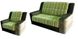 Комплект мягкой мебели кресло нераскладное + диван раскладной 186х103х100 Фаворит Боннель ППУ зеленый 440300189М.4 фото 1