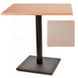 Стол на металлической опоре для баров и кафе столешница квадратная арт040217 lenor.ВВ1 фото 1