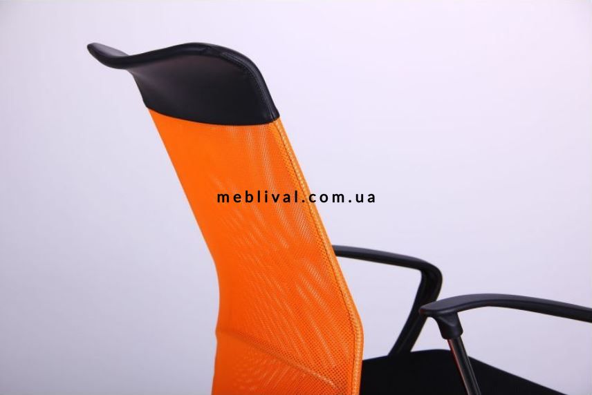 ➤Ціна 3 695 грн  Купити Кресло АЭРО HB Line Color сиденье Сетка чёрная,Неаполь N-20/спинка Сетка оранжевая, вст.Неаполь N-20➤Оранжевый ➤Кресла Коллекция Онлайн➤AMF➤271496АМ фото