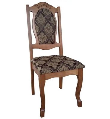 ➤Цена 2 211 грн  Купить Банкетный стул мягкий для современной гостиный Амершвир-2 орех Коричневый ➤Орех темный ➤Стулья деревянные➤Агросвит 1С➤440311895.1ПЛМ фото