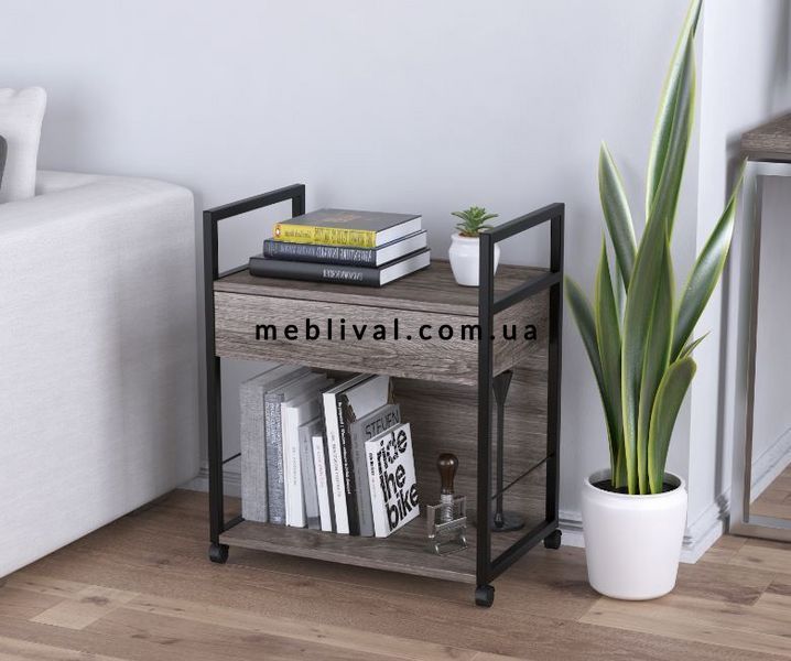 ➤Ціна 4 253 грн  Купити Тумба мобильная в стиле Loft Венге коричневый арт050104➤венге ➤Тумбы в стиле Loft➤Modern 10➤62547LO фото