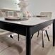 Комплект кухонный стол Retsech 110х70(+40) Стандарт черный + стул Maj 6 шт беж 0224JAM фото 5