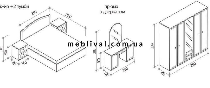 ➤Цена   Купить Стелла Спальня (Embawood) White ➤ ➤Спальни➤Embawood➤440312226EmbaW фото