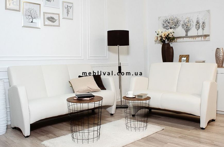 ➤Цена 7 557 грн  Купить Нераскладные диваны для гостиной арт030026.3 ➤Белый ➤Диваны офисные➤Modern 3➤440303468.9.EMB фото