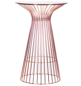 ➤Цена 13 409 грн  Купить Стол Maleo, rose gold, glass top ➤ ➤Столы барные➤AMF➤545683АМ фото