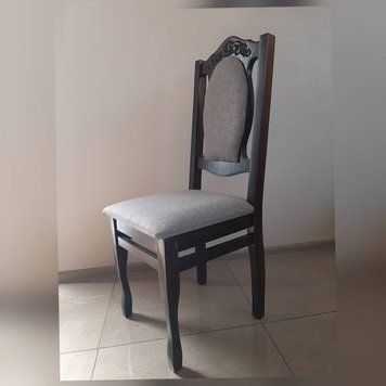 ➤Цена 2 481 грн UAH Купить Стул деревянный мягкий с резным рисунком лак орех ➤Горіх ➤Стулья деревянные➤Rotanes➤2290SEN фото