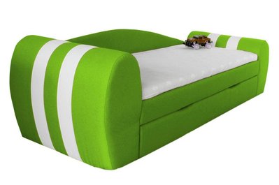 ➤Цена   Купить Диван кровать машина с ящиком 2000х900, ЛДСП, Зеленый ➤Зелёный ➤Детские диваны➤VDЕ➤144548.20ВИОРД фото