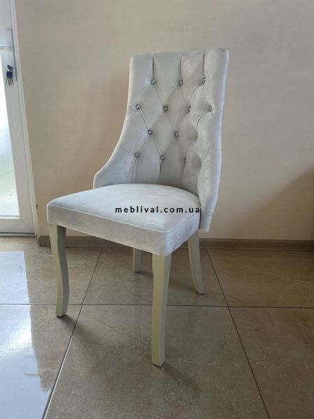 ➤Цена 5 500 грн UAH Купить Кресло-стул мягкий Инифти на деревянных ножках ➤Белый ➤Стулья мягкие➤Rotanes➤0105SEN1 фото