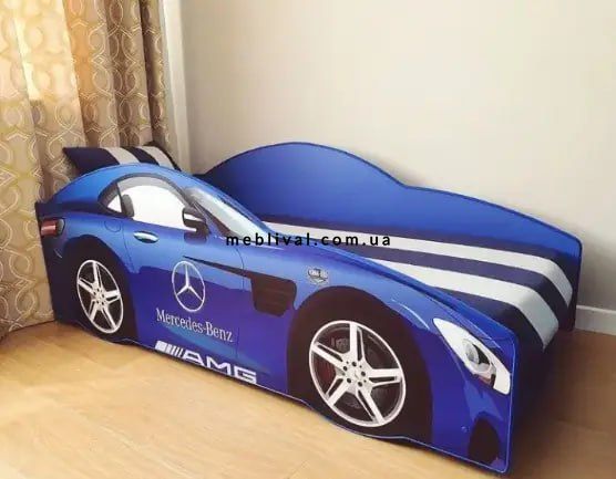 ➤Цена 8 964 грн  Купить Кровать-машинка BMW 002 Blue + мягкий спойлер + подушка ➤ ➤Кровати детские➤VDЕ➤440303458ВИОРД фото