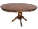 Круглый стол деревянный с резным узором на одной опоре Гренад-К темный орех 440312075ПЛМ фото 3