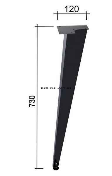 ➤Ціна 1 255 грн  Купити Ножки для стола Лофт металлическая черная арт050154➤ ➤Опоры для стола в стиле Loft➤Modern 10➤62575LO фото