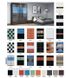 Шкаф-купе Классик трехдверный тонированные зеркала + цветные стекла (голубой с черным) 044991матр.6 фото 36