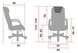 Кресло офисное на колесиках 64х60х112-119 Tilt ткань кофейный дерево орех 1248656758RICH10 фото 4