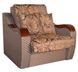 Кресло раскладное 99х112х99 Аккордеон подлокотник с деревянными накладками ткань коричневый 440310676юд80 фото 2