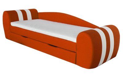 ➤Цена   Купить Диван кровать машина с ящиком 2000х900, ЛДСП, Оранжевый ➤Оранжевый ➤Детские диваны➤VDЕ➤144548.23ВИОРД фото