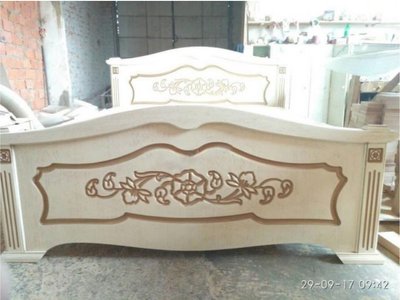 ➤Ціна   Купити Кровать деревянная Карраль Люкс Дизайн 3➤Білий ➤Кровати деревянные➤Агросвит➤440303005.2ПЛМ фото