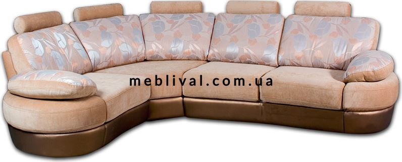 ➤Ціна 73 904 грн  Купити Диван угловой раскладной 335х255х84 Седафлекс ППУ Змейка кофейный➤Коричневий ➤Диваны угловые➤B_S_У➤440300968ВЕС.2 фото