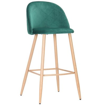 ➤Цена   Купить Барный стул Bellini бук/green velvet ➤ ➤Стулья барные➤AFM➤545882АМ фото