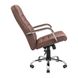 Кресло офисное 63х55х112-120 Tilt металл хромированный + мягкие накладки PU черный 1887445778RICH4 фото 23