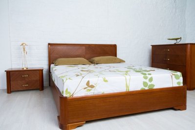 ➤Цена 15 246 грн  Купить Кровать двухспальная Ассоль с подъемным механизмом 160х200 ➤орех ➤Кровати полуторные➤Mix➤440300564MIX фото