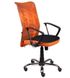 Кресло АЭРО HB сиденье Сетка черная, боковины Zeus 045 Orange/спинка Сетка оранж-Skyline 026597АМ фото 1