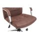 Кресло офисное 63х55х112-120 Tilt металл хромированный + мягкие накладки кожзам бежевый 1887445778RICH6 фото 27