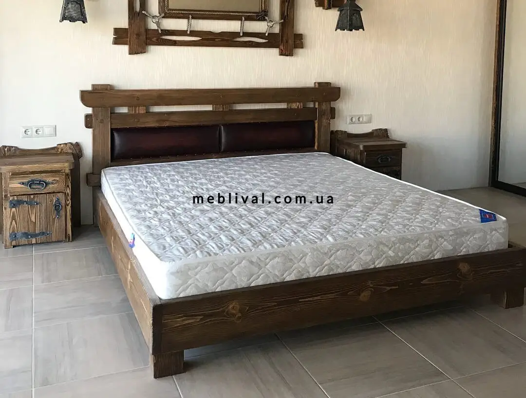 Кровать деревянная Силеб под старину